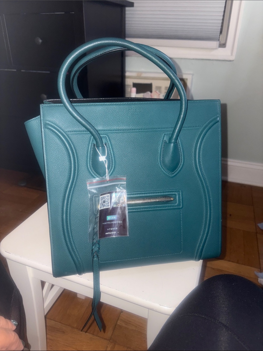 Celine Phantom Luggage Tote in Blue